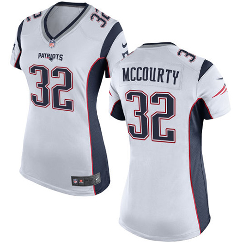 Nike Patriots #32 Devin McCourty White Women's Stitched NFL New Elite Jersey